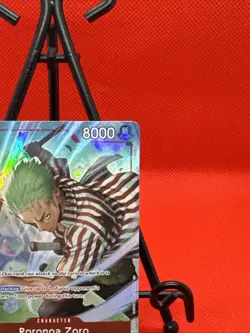 Roronoa Zoro OP14-015 Rare Alternate Art Th Azure Sea's Seven One Piece TCG Foil - Image 4
