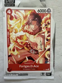 One Piece TCG Portgas D. Ace P-119 Pirate Party Promo English NM - Image 1