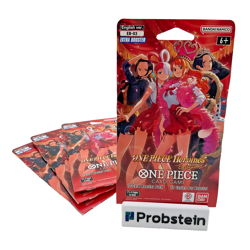 Lot of (4) One Piece TCG EB-03 Heroines Edition Sleeved Booster Packs SEALED/NEW - Image 1