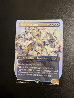 MTG Riptide Gearhulk (Borderless) (353) | NM | Aetherdrift (DFT) - Image 1