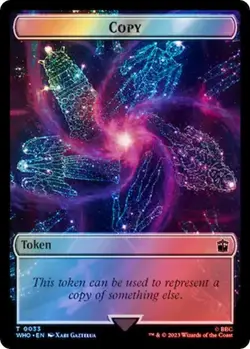 Copy Cyberman SURGE FOIL Token (33/56) - Doctor Who - MTG - Image 1