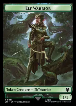 8x Insect (deathtouch) / Elf Warrior Token - NM - Tales of Middle-earth - MTG - Image 2