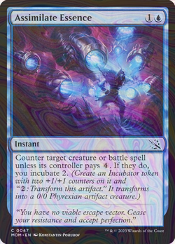 Foil Assimilate Essence - March of the Machine | MTG Card - Image 1