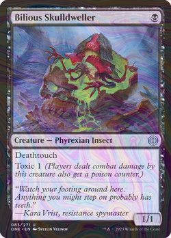 Foil Bilious Skulldweller - Phyrexia: All Will Be One | MTG Card - Image 1