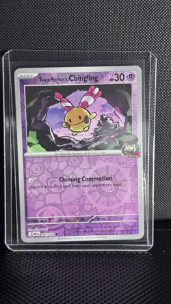 Pokemon -Team Rocket's Chingling (Reverse Holo) - 085/182 - Destined Rivals - NM - Image 1