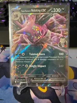 Team Rocket's Nidoking ex 119/182 - Double Rare Destined Rivals 2025 Pokemon TCG - Image 1