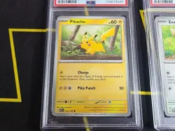 Pokemon Together Stamped Pikachu #025 & Eevee #133 PSA 9 MINT SEQUENTIAL 151 MEW - Image 5