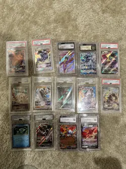 Various Graded Pokemon Cards - Image 1