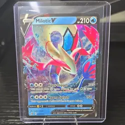 Pokemon TCG Milotic V 043/192 Rebel Clash Ultra Rare Holo 210HP Basic 2020 - Image 3