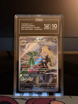Pokemon Cynthia's Roserade Heat Wave Arena AR Holo Japanese TAG 065/063 - Image 1