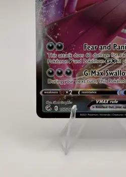 Pokemon Gengar VMAX 157/264 Swsh08 Fusion Strike Single Strike Ultra Rare Holo - Image 4