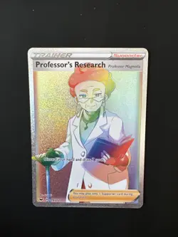 Professor’s Research Rainbow Trainer 209/202 Pokemon Sword And Shield - Image 1