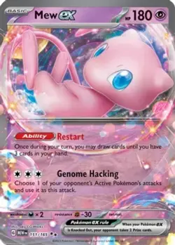Lightly Played Mew ex - 151/165 - Double Rare Pokemon Scarlet and Violet 151 - Image 1