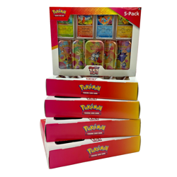 Lot of (5) Pokemon TCG Costco 151 5-Pack Mini Tin Boxes SEALED/NEW - Image 1