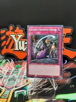 Yu-Gi-Oh! Different Dimension Ground RA04-EN101 Secret Rare 1st Ed NM - Image 1