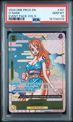 ONE PIECE O-NAMI 2024 EVENT PACK VOL.5 #101 PSA 10 - Image 1