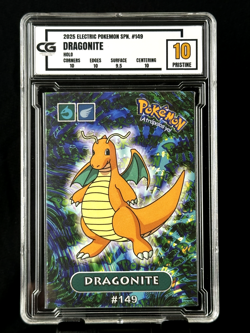 Dragonite CG 10 Pristine Electric Pokemon 2025 Nintendo PSA CGC - Image 1