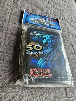 Retro Blue-Eyes Ultimate Dragon Card Sleeves for Yu-Gi-Oh! (50-Pack) - Sealed - Image 3