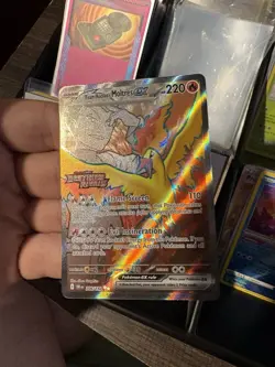 Team Rocket's Moltres ex - (Destined Rivals Stamp) 208/182 Miscellaneous Cards & - Image 4