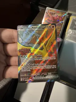 Team Rocket's Moltres ex - (Destined Rivals Stamp) 208/182 Miscellaneous Cards & - Image 5