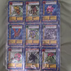 Bandai Digimon TCG 1st Edition 1999 Lot 81 Agumon + Power Option Cards - Image 1