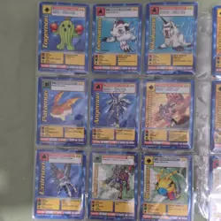 Bandai Digimon TCG 1st Edition 1999 Lot 81 Agumon + Power Option Cards - Image 2