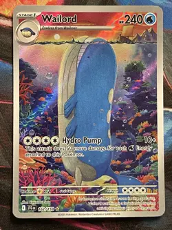 Wailord 162/159 Illustration Rare Journey Together Pokemon Card - Image 1