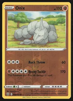 SWSH05: Battle Styles Onix #068/163 Reverse Holo Pokemon Card - Image 1