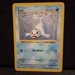 1999 Seel Old Pokemon Base Set Shadowless 41/102 Vintage Original 1st Year Card - Image 1