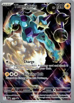 Thundurus 209 Scarlet & Violet Promo Cards Holo Black Star Promo NM (SKU 1-2) - Image 1