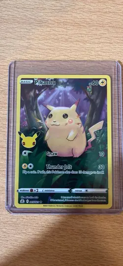 Pokemon Pikachu TCG Birthday Celebrations 25th Anniversary Collection 2021 - Image 1