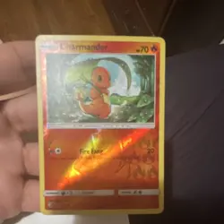 Pokemon Charmander Dragon Majesty 9/25 Holo Common Basic 70 HP Fire Fang Card - Image 2