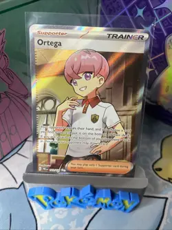 Pokemon TCG Ortega Trainer Prismatic Evolutions Ultra Rare Card 141/131 - Image 1