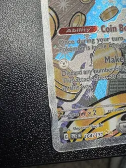 Pokemon Gholdengo EX TCG Prismatic Evolutions Card 164/131 (READ DESCRIPTION) - Image 3