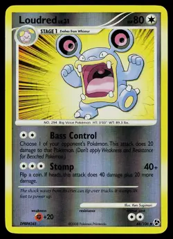 Pokemon Card - Loudred Great Encounters 44/106 Reverse Holo Uncommon - Image 1