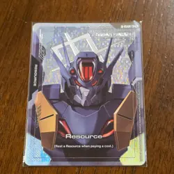 Gundam Card Game Phantom Aria 2-Card Bundle Resource R-034 C+ and Gundam Pharact - Image 1
