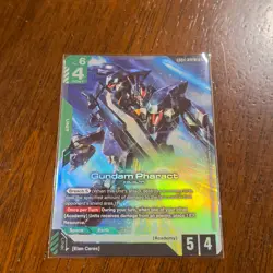 Gundam Card Game Phantom Aria 2-Card Bundle Resource R-034 C+ and Gundam Pharact - Image 3