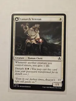 Lunarch Veteran - Innistrad Remastered - LP - Common - Creature - Image 1