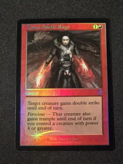 MTG Temur Battle Rage Time Spiral Remastered TSR Timeshifted Retro Foil NM - Image 1