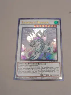 Yugioh! Stardust Dragon DUPO-EN103 Ultra Rare Limited Edition NM - Image 2