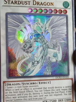 Yugioh! Stardust Dragon DUPO-EN103 Ultra Rare Limited Edition NM - Image 4