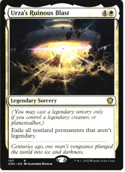 URZA'S RUINOUS BLAST 107 COMMANDER: DOMINARIA UNITED MAGIC: THE GATHERING NM - Image 1