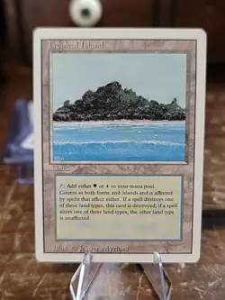TROPICAL ISLAND REVISED MAGIC THE GATHERING LP OLD SCHOOL VINTAGE LEGACY MTG - Image 1