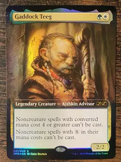 Wizards of the Coast Gaddock Teeg Ultimate Masters Special Foil U21/040 2018 - Image 1