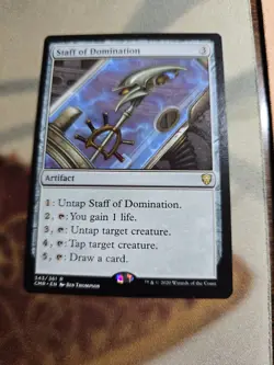 MTG - Staff of Domination - Commander Legends - Regular Near Mint - Image 1