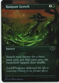 Rampant Growth (Borderless) 371 Common Double Masters 2022 Foil Near Mint - Image 2