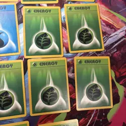 Pokemon Base Set Unlimited Energy Lot Of 27! Water Grass Fire Fighting 1999 - Image 5