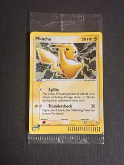 SEALED 2003 Pokemon Pikachu 012 Meowth 013 Black Star Promo Holo E-Reader D5 - Image 1