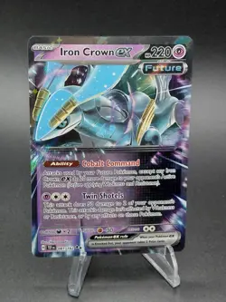 Pokemon Iron Crown ex 081/162 SV05 Temporal Forces Double Rare Holo 220 HP - Image 1
