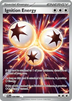 Ignition Energy 124/094 Phantasmal Flames Ultra Rare Holo Pokemon NM - Image 1